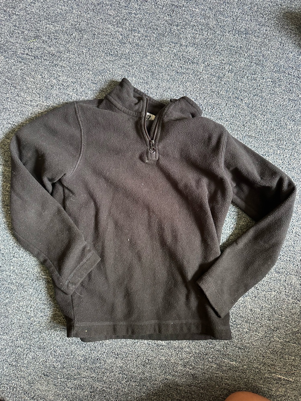 Lands' End Kids Brown Fleece Pullover Hoodie